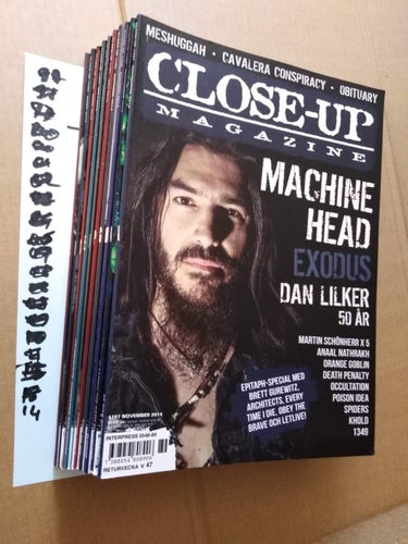 Close-up magazine 2014 nr 167 Machine Head Exodus Dan Lilker