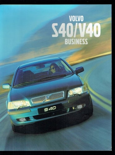 Volvo broschyr - Volvo S40 / V40 Business - 8 sidor
