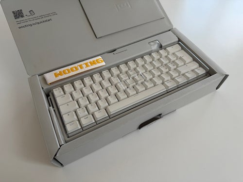Wooting 60HE v2 (Nordic/ Aluminium / Bright Silver)