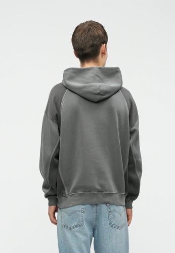 Abercrombie & Fitch grå luvtröja