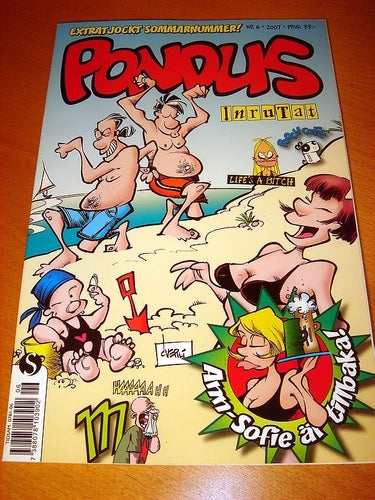 PONDUS (svensk) NY OLÄST Nr 6 2007 !!! Extra tjockt
