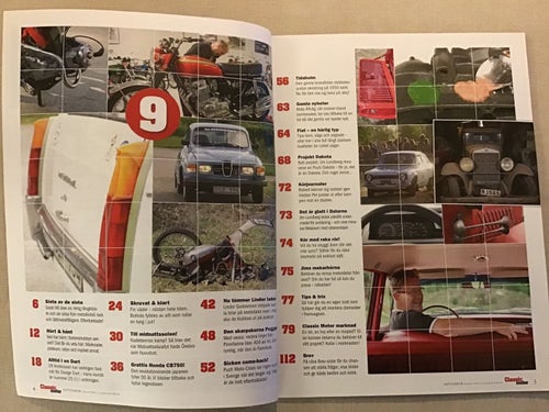 CLASSIC MOTOR NR 9 2019 DODGE DART,SAAB 96,HONDA CB750,PEUGEOT 404,PUCH MC50,