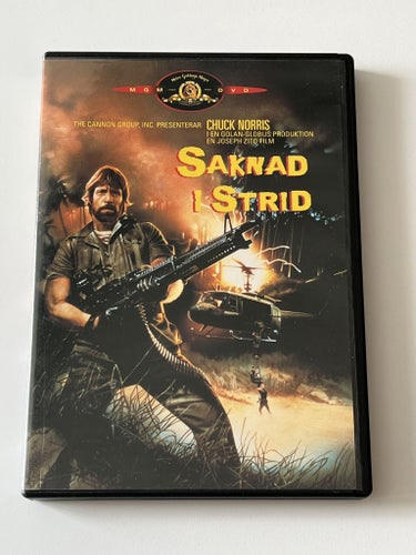 Saknad i strid (Chuck Norris, 1984). Beg. DVD