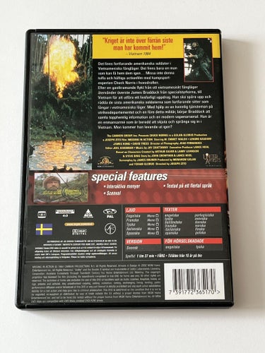 Saknad i strid (Chuck Norris, 1984). Beg. DVD
