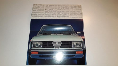 Alfa Romeo Alfetta 2000 utvikbar till A3 format
