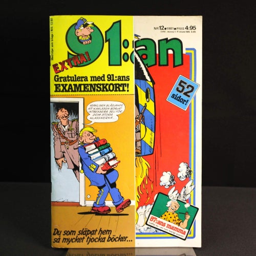 91:an - 1981 - NR 12 - Bilaga: 91:ans examenskort