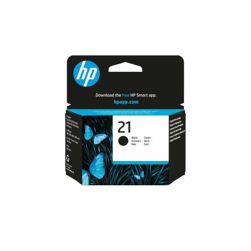 NYA! HP 21 svart bläckpatron för HP DeskJet OfficeJet Fax m fl ink moms