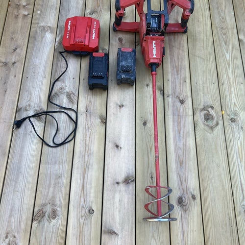 Hilti blandare MMX 22-22 med laddare och batterier