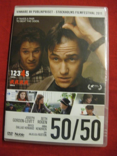50/50 - JOSEPH GORDON-LEVITT, SETH ROGEN - DRAMAKOMEDI - DVD