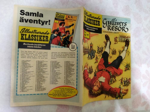 Illustrerade Klassiker nr 98 Gullivers resor av Jonathan Swift. Fine