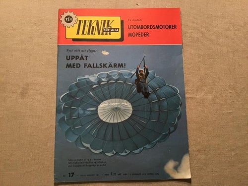 TEKNIK FÖR ALLA NR 17 1961 ALFA ROMEO,ZUNDAPP SPORT,VOLVO P 1800,UTOMBORDARE