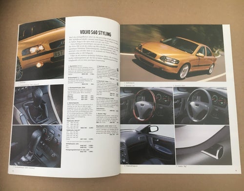 VOLVO Tillbehör Broschyr / Tillbehörsbroschyr S60