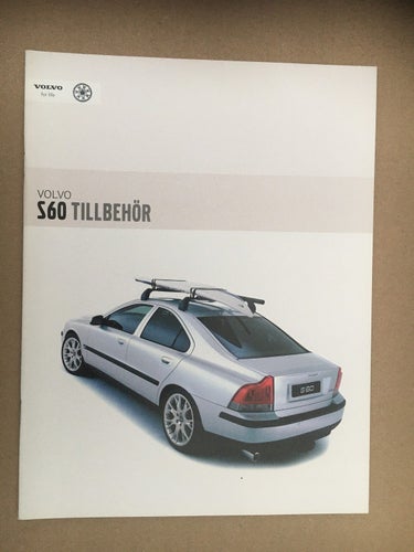 VOLVO Tillbehör Broschyr / Tillbehörsbroschyr S60