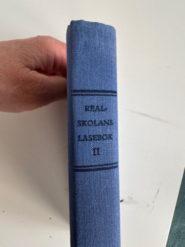 1947 - LÄROBOK "REALSKOLANS LÄSEBOK" av Hänninger / Lilie / Werner