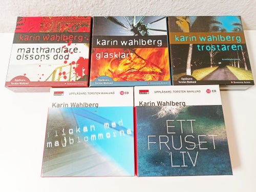 Karin Wahlberg 5st Ljudböcker 64CD Torsten Wahlund