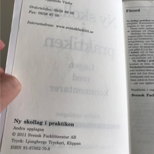 Ny skollag i praktiken