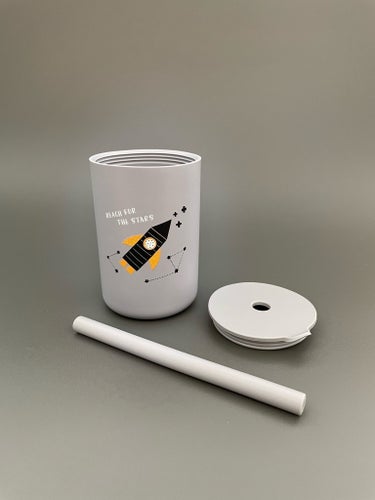 Raket mugg med sugrör