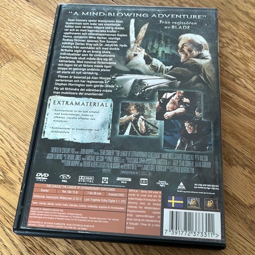 The League DVD med Sean Connery