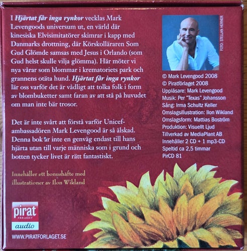 Hjärtat får inga rynkor - Mark Levengood (Ljudbok CD) - I nyskick