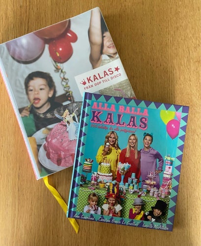 2 kalasböcker / Alla Balla Kalas / Kalas från Dop till Disco