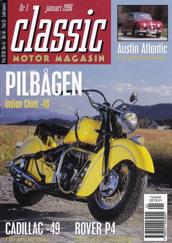 Classic 1996-1 Indian Chief.Volvo T 41.Rover P4.Citroen B11