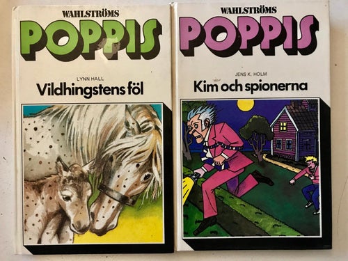 4 Wahlströms POPPIS-böcker nr 35, 45, 62, 77