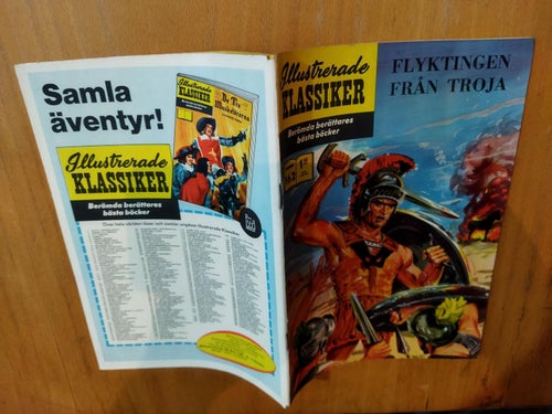 Illustrerade klassiker nr 162 Flyktingen från Troja. Fine plus