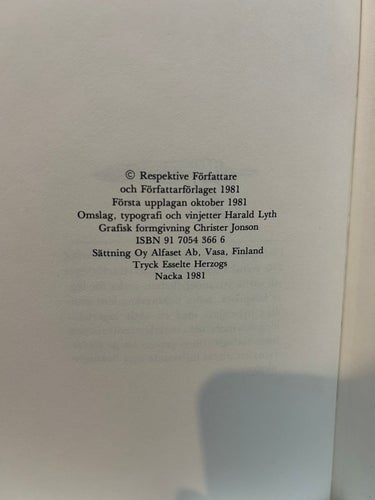 Författarnas musikbok av Erik Beckman, Very Fine plus