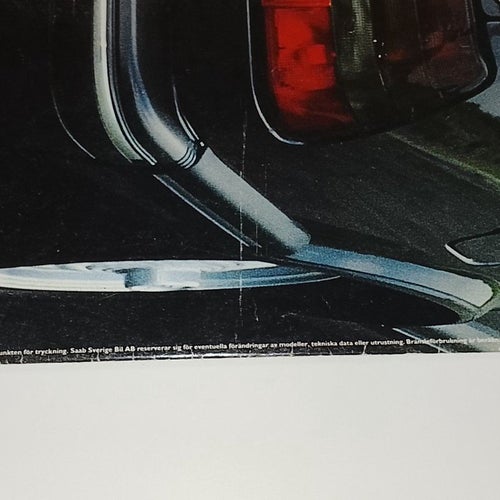 Saab 9000 CD 2.3 turbo broschyr