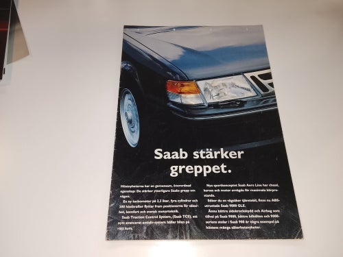 Saab 9000 CD 2.3 turbo broschyr