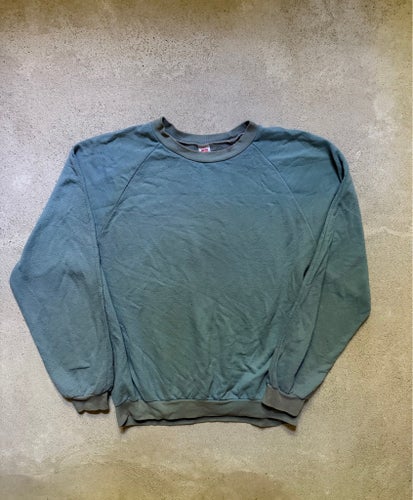 80s Faded Blank Sweatshirt | Size