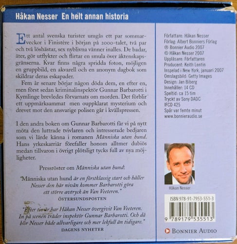 Håkan Nesser: En helt annan historia. Ljudbok