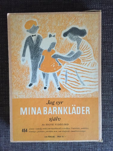 Jag syr mina barnkläder själv av Signe Videgård, 1945, sömnadsbeskrivning, retro