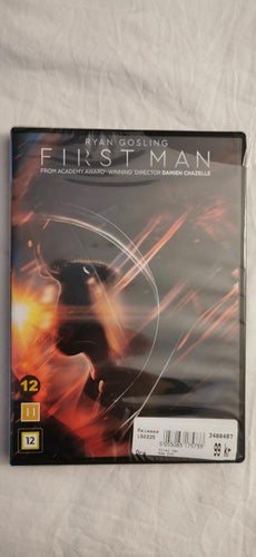 DVD-film: First Man (Ryan Gosling) (NY, INPLASTAD!)