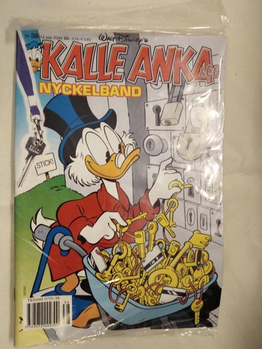 Kalle Anka & Co 2004 nr 38. inplastad. med fel promo leksak Slemmig Ankfot