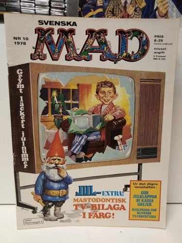 Svenska Mad 1978 nr 10 med poster