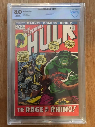 Incredible Hulk (1962-1999 1st Series) #157 CBCS 8.0