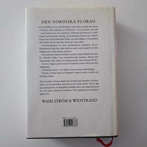 Den nordiska floran Bok 696 sidor Inplastad Oläst
