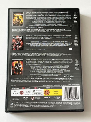 Wesley Snipes - The one man collection Vol. 8. Beg. DVD-box