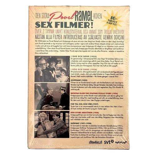 Den Stora Povel Ramel Boxen (7 disc), Inplastad DVD Ny