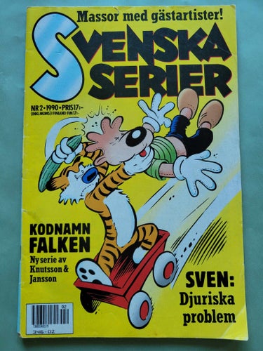Svenska serier nr 2 från 1990