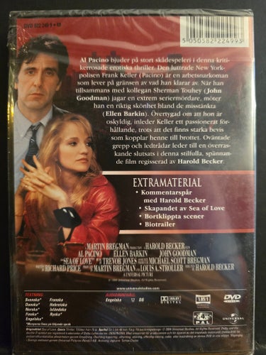 Sea of Love (Special Edition) DVD NY Inplastad