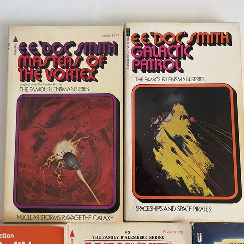 5 stk. E. E. Doc Smith Sci-Fi Bøger