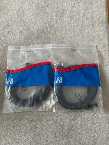 2-pack Deltaco Strömkabel, 5m, Svart