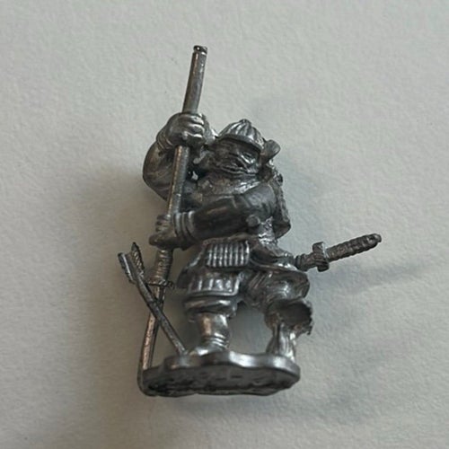 Metallfigur, Japansk Krigare, Samuraj