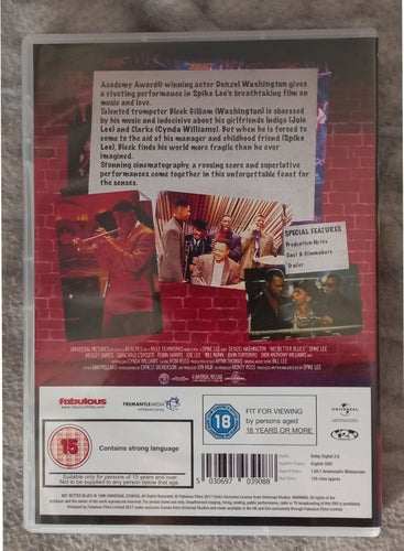 Mo' Better Blues (1990) DVD UK Import OOP, Utgången