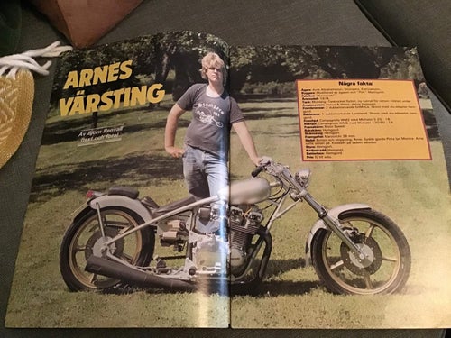 ALLT OM MC NR 11 1982 ARNES MC I KATRINEHOLM,HONDA CX 500 T SÖDERTÄLJE,SIX DAYS