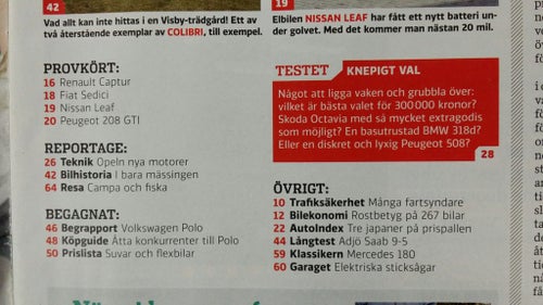 Vi bilägare 7 2013: Renault Captur, Fiat Sedici 4x4, Nissan Leaf, Mercedes 180
