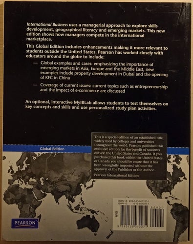 International business / Ricky W Griffin, Michael W Pustay