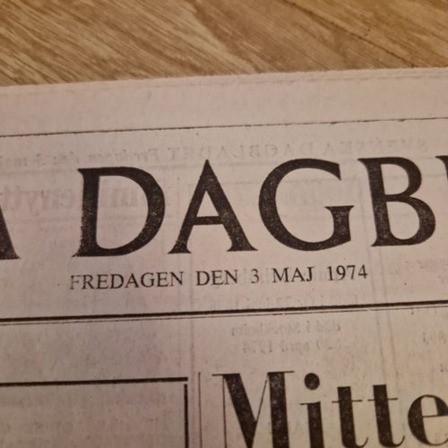 Svenska Dagbladet 3 maj 1974